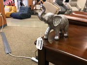 UMA 84930 Silver Engraved Floral Elephant
