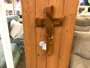 UMA 71481 Teak Wood Cross Wall Decor