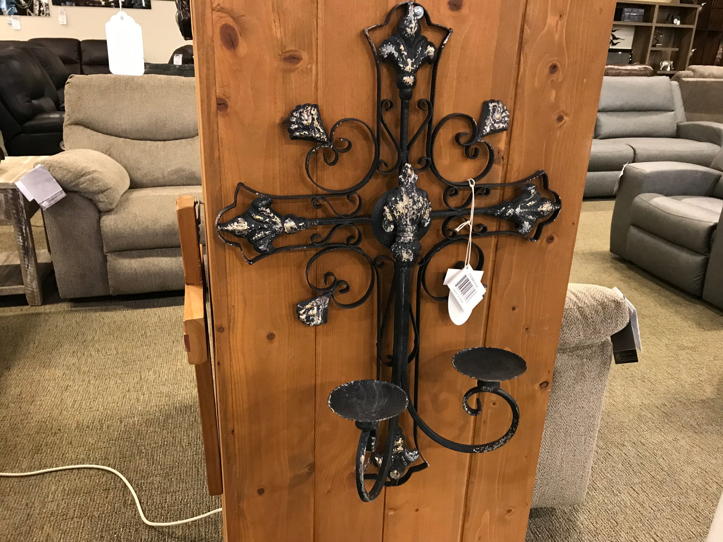 UMA 29762 Black Metal French Country Wall Decor