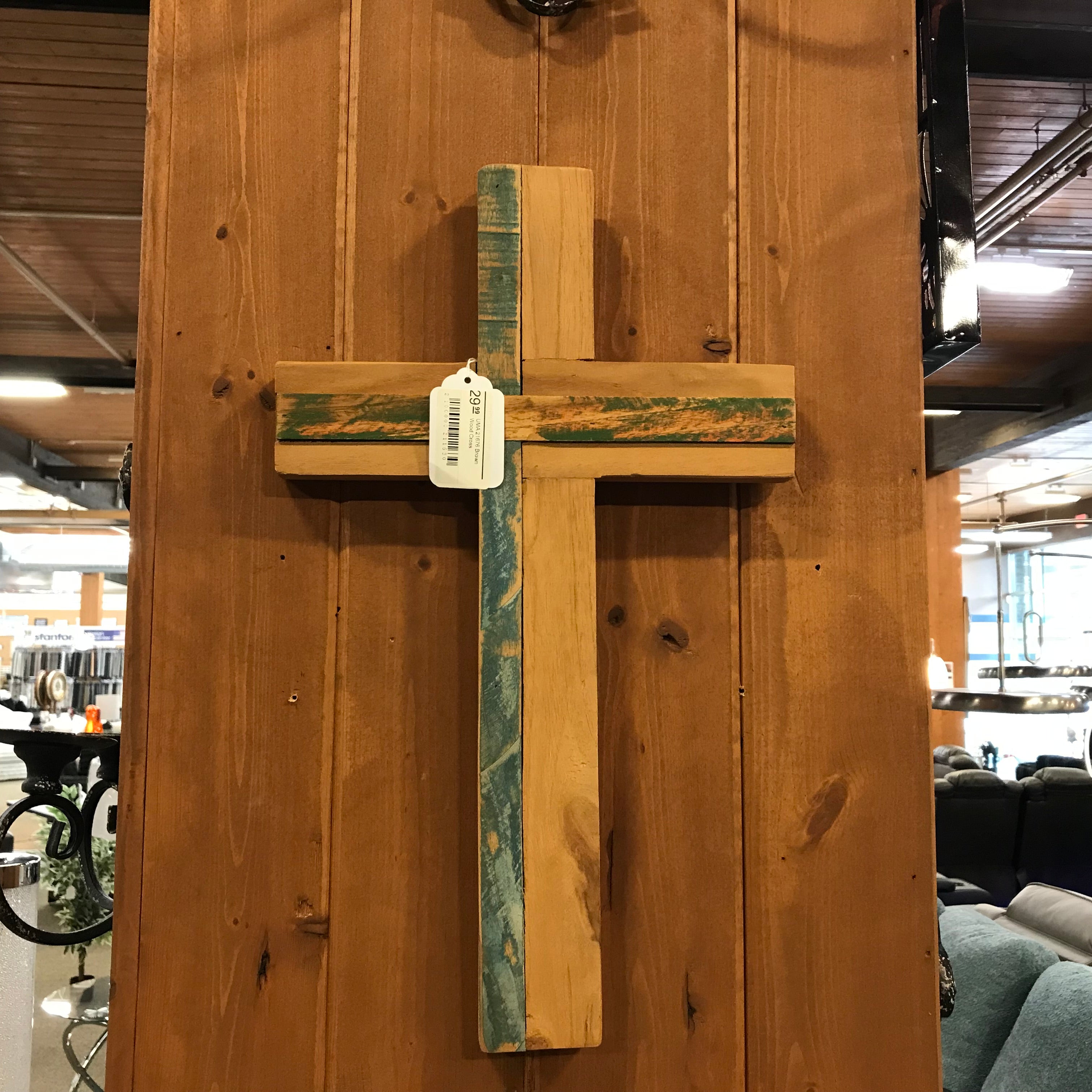 UMA 21676 Brown Wood Cross