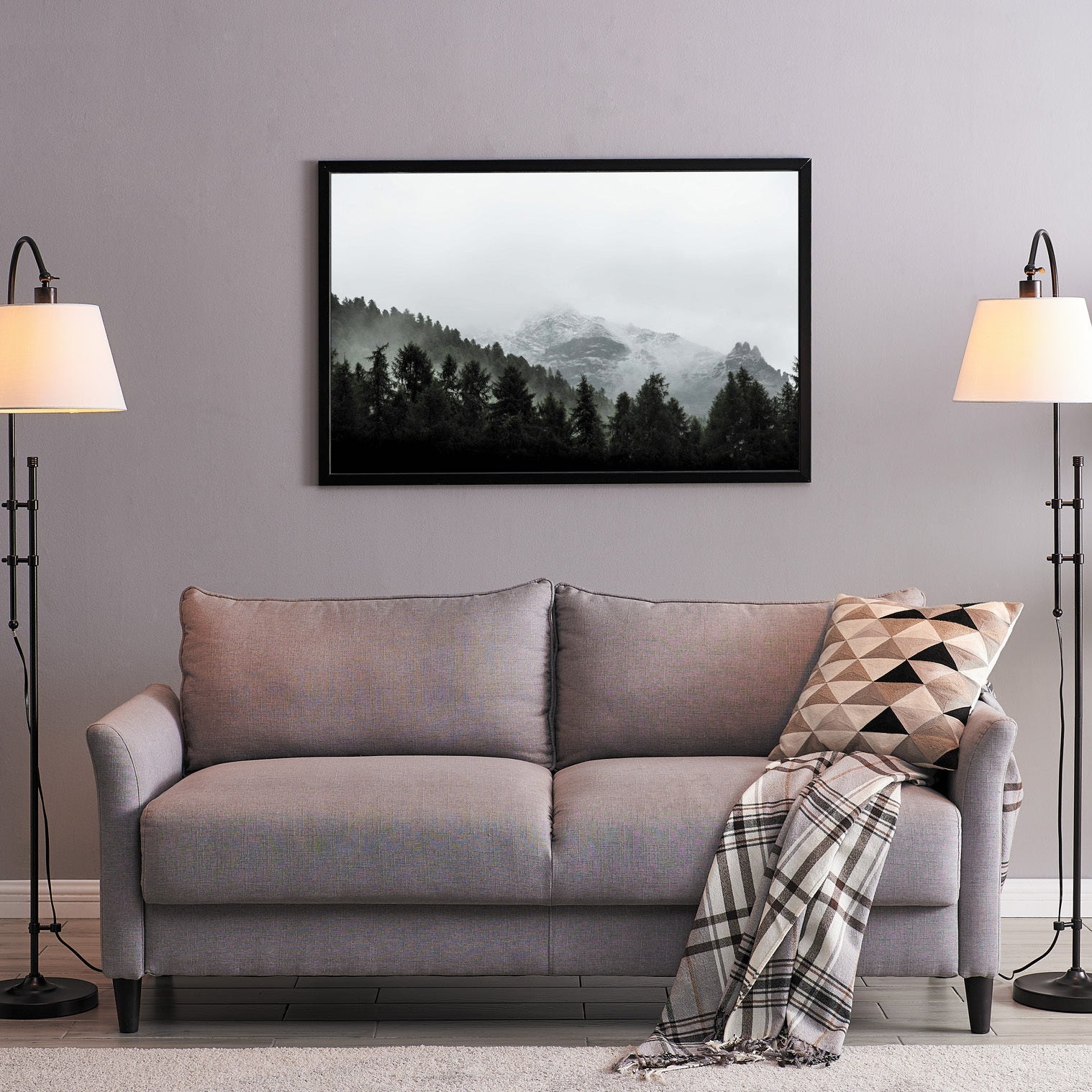 Lite Source LS-83517D/BRZ Duane Floor Lamp