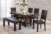 Urban Styles 1693 Madison Cappuccino Dining Bench