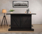 Urban Styles 3485 / 3486 / 3482 Memphis Espresso Bar Set w/ 2 Bar Stools