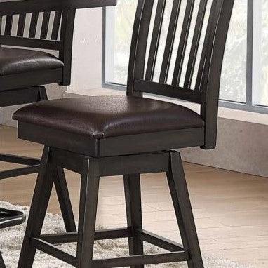 Urban Styles 3482 Memphis Espresso Swivel Bar Height Chairs