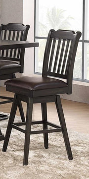 Urban Styles 3485 / 3486 / 3482 Memphis Espresso Bar Set w/ 2 Bar Stools