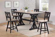 Urban Styles 2870 / 2872 Orlando Swivel Counter Height 7 Piece Set