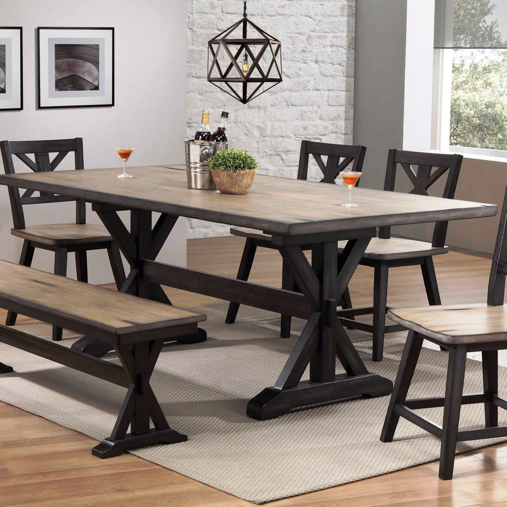 Urban Styles 1871 / 1870 Orlando 78x34 5 Piece Dining Set