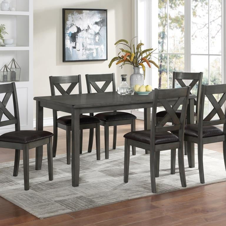 Urban Styles 1595 Palm Springs Gray 7 Piece Dining Pack