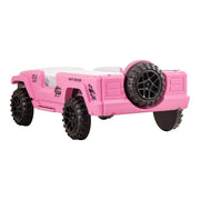 FOA 7724PK-BED Randlar Pink Jeep Twin Bed w/ LED Lights & Sound