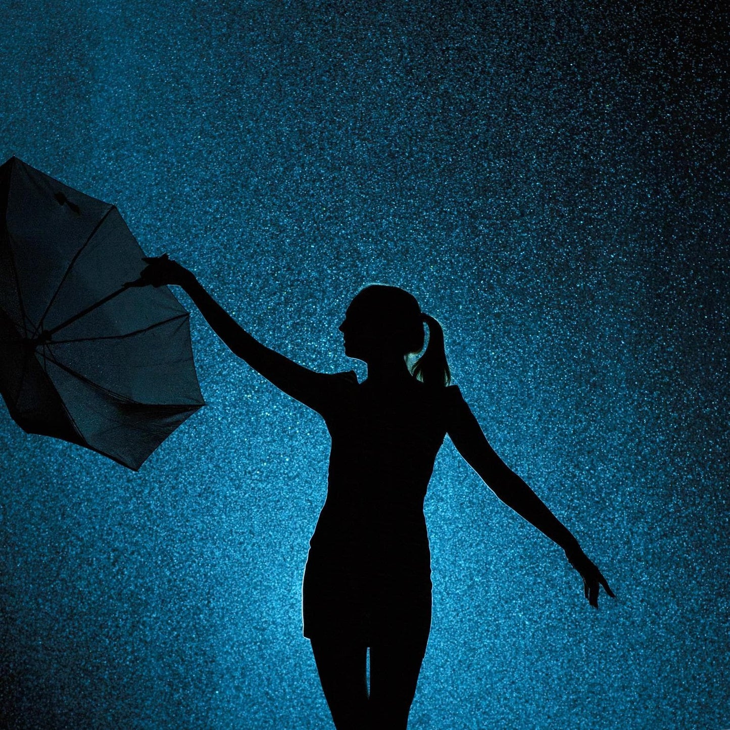 Classy Art SF1630 Tempered Glass w/ Foil 50 x 50 Rainy Night 1