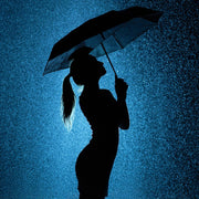 Classy Art SF1632 Tempered Glass w/ Foil 50 x 50 Rainy Night 2