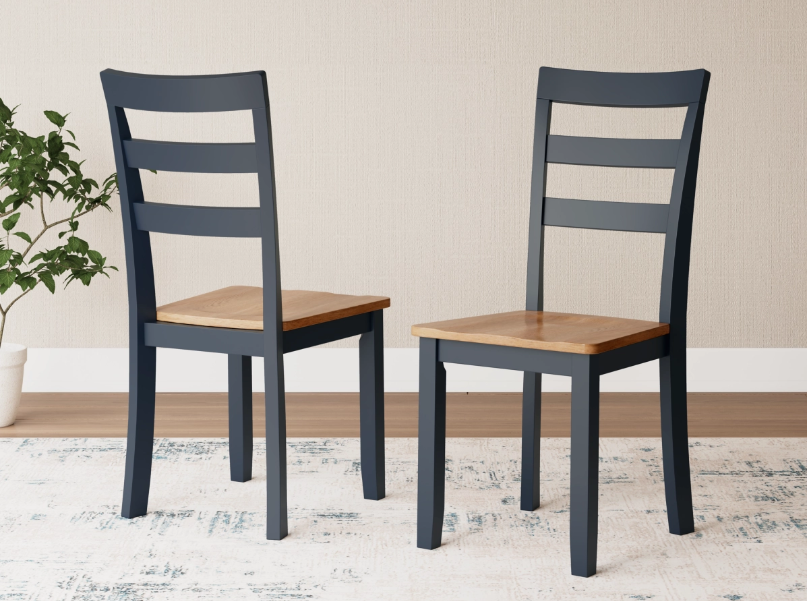 Ashley D399-01 Gesthaven Blue Dining Chair