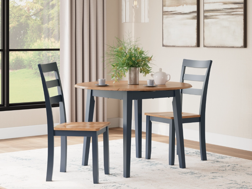 Ashley APG-D399D4-3P Gesthaven Dining Table and 2 Chairs
