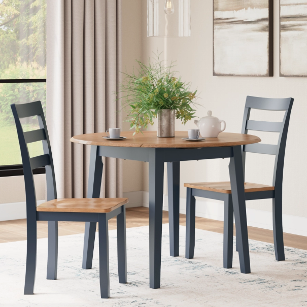 Ashley APG-D399D4-3P Gesthaven Dining Table and 2 Chairs