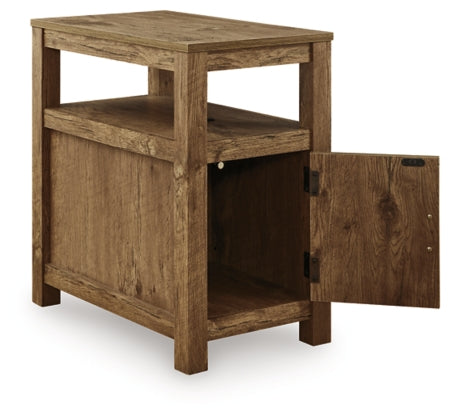 Ashley T190-117 Fendenmore Brown Chair Side End Table w/ USB