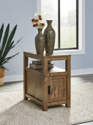 Ashley T190-117 Fendenmore Brown Chair Side End Table w/ USB