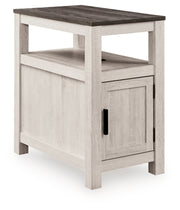 Ashley T190-217 Fendenmore Antique White Chair Side End Table w/ USB