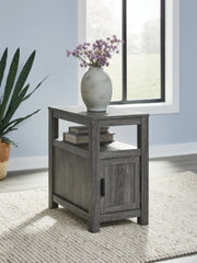 Ashley T190-317 Fendenmore Gray Chair Side End Table w/ USB