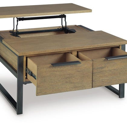 Ashley T602-00 Montia Lift Top Coffee Table