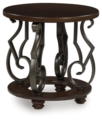 Ashley T623-6 Frallyn Round End Table