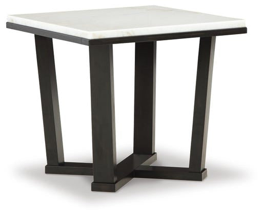 Ashley T770-2 Fostead Marble Square End Table