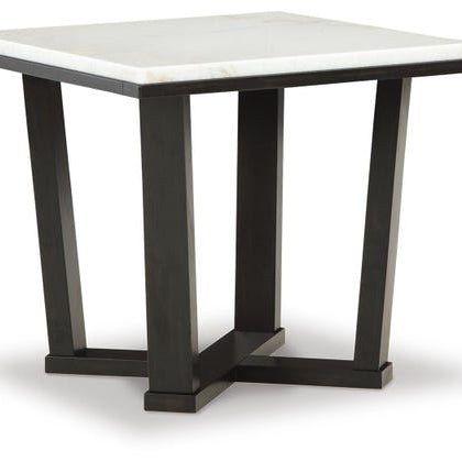 Ashley T770-2 Fostead Marble Square End Table