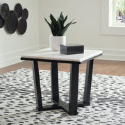 Ashley T770-2 Fostead Marble Square End Table
