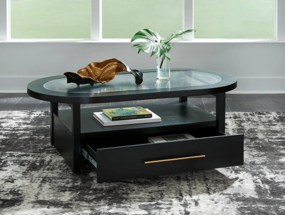 Ashley T786-0 Winbardi Oval Cocktail Table w/ Storage