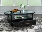 Ashley T786-0 Winbardi Oval Cocktail Table w/ Storage
