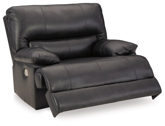 Ashley U6580182 Mountainous Eclipse Power Recliner w/ Adjustable Headrest