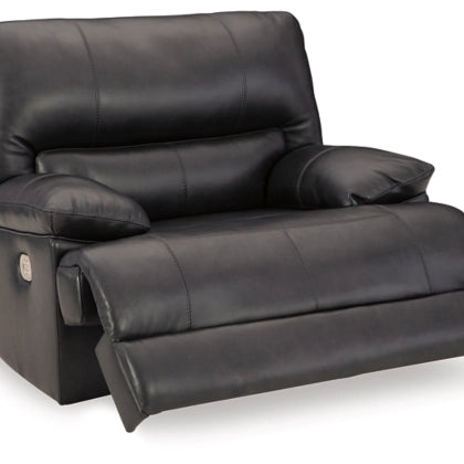 Ashley U6580182 Mountainous Eclipse Power Recliner w/ Adjustable Headrest