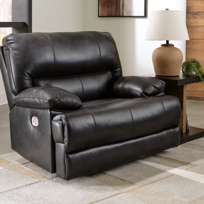 Ashley U6580182 Mountainous Eclipse Power Recliner w/ Adjustable Headrest