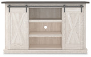 Ashley W287-48 Dorrinson Medium TV Stand w/ Barn Doors