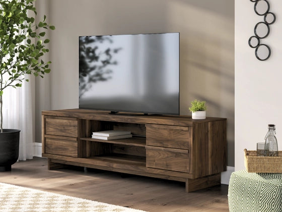 Ashley W3367-68 Zadilyn XL TV Stand w/Fireplace OPTION NOT INCLUDED