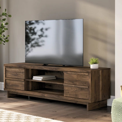 Ashley W3367-68 Zadilyn XL TV Stand w/Fireplace OPTION NOT INCLUDED