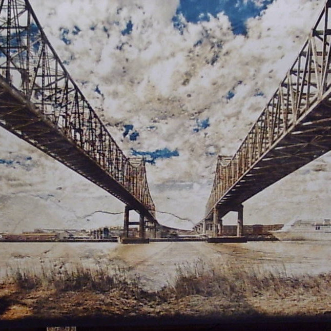 Classy Art Vintage Two Bridges Canvas 36x48