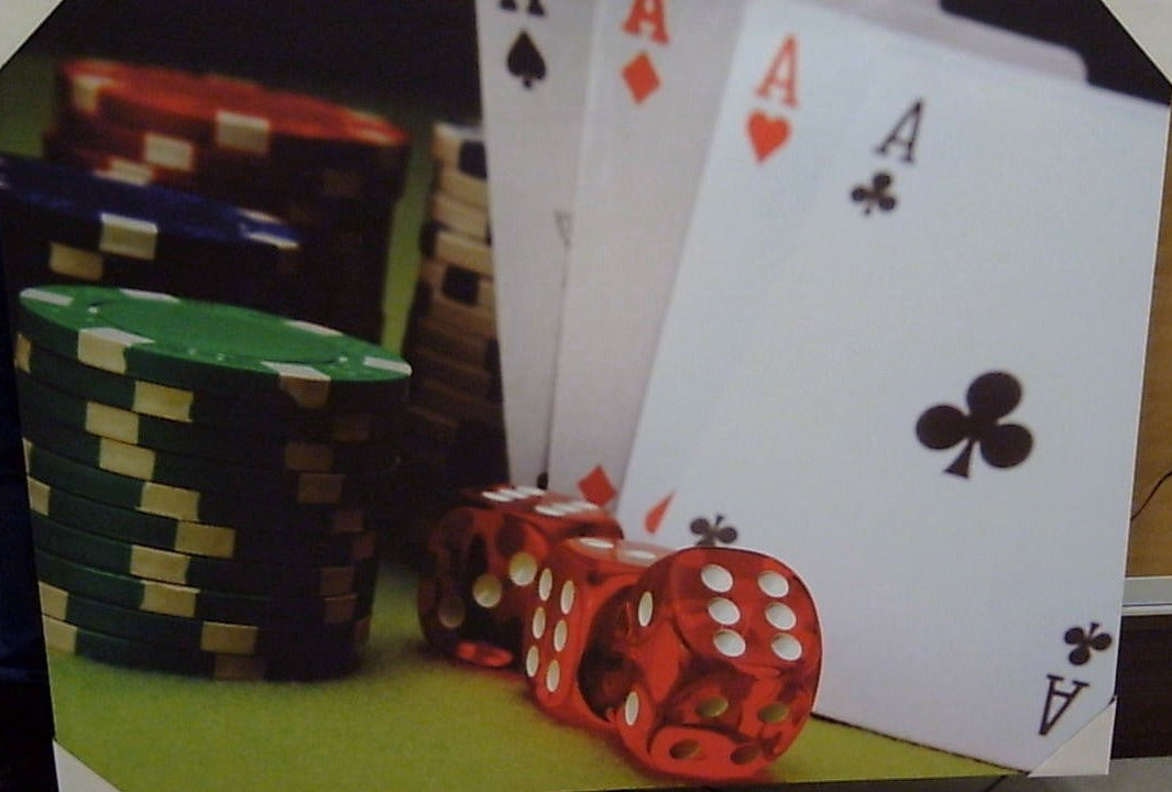 Classy Art Casino Smokin Aces Canvas 36x48