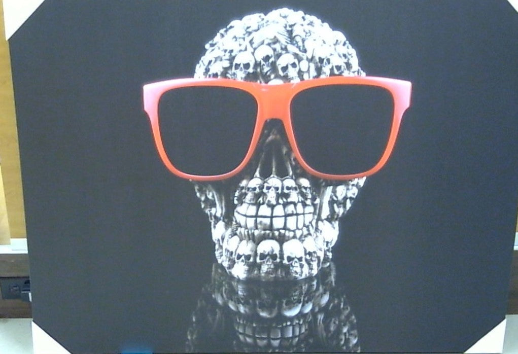 Classy Art Oscar the Skull Canvas 36x48