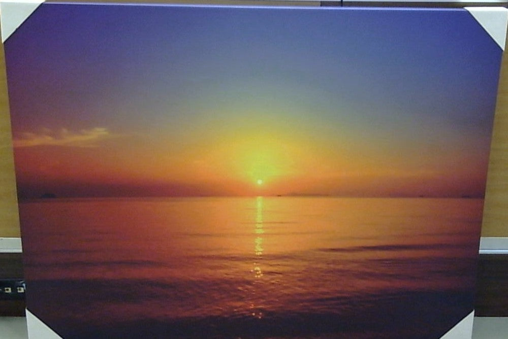 Classy Art City The Sun's Farewell Kiss Canvas 36x48