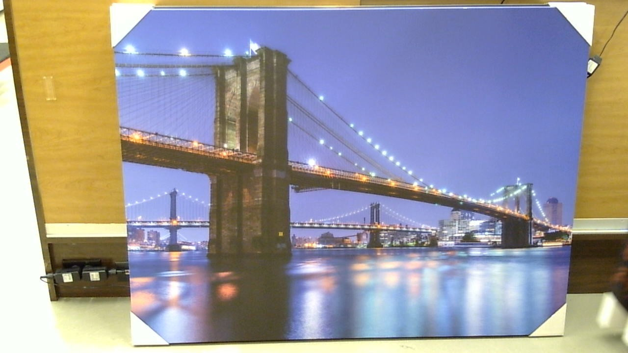 Classy Art Stone bridge over Troubled Water (36x48)