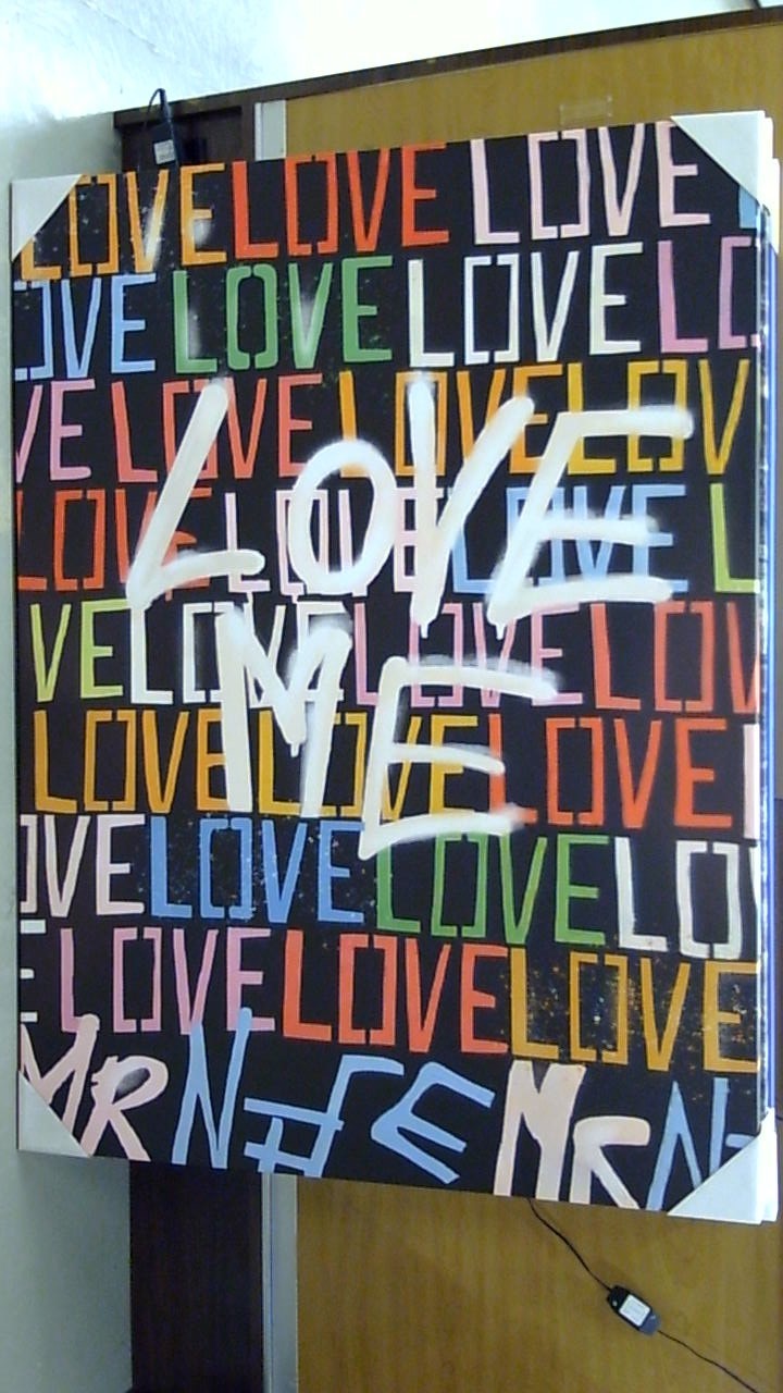 Classy Art Love ME Grafitti (36x48)
