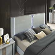 FOA FM72011LG-Q-BED Cleburne Queen LED Platform Bed