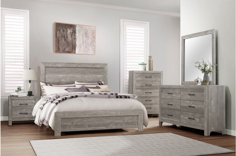 Homelegance 1534GYK-1EK Corbin Gray King Bed