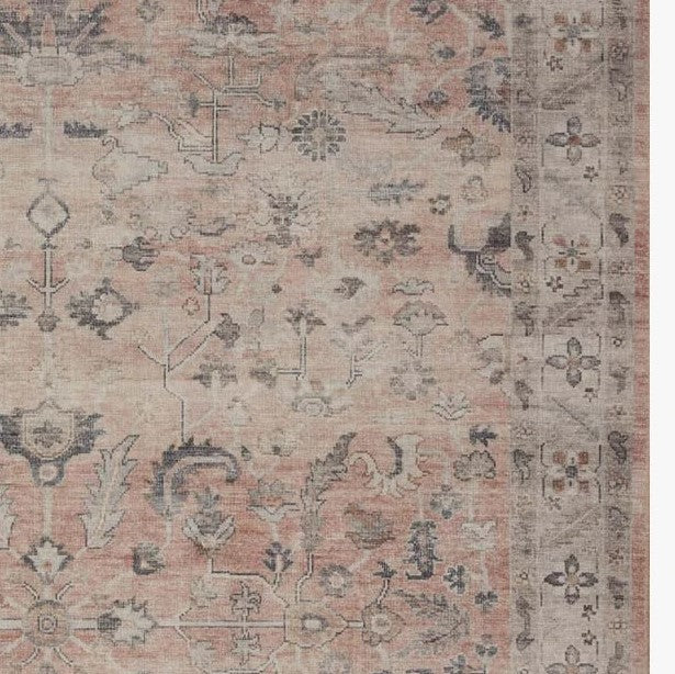 Loloi Hathaway HTH-06 Blush / Multi 5' x 7' 6" Rug