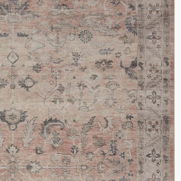 Loloi Hathaway HTH-06 Blush / Multi 5' x 7' 6" Rug