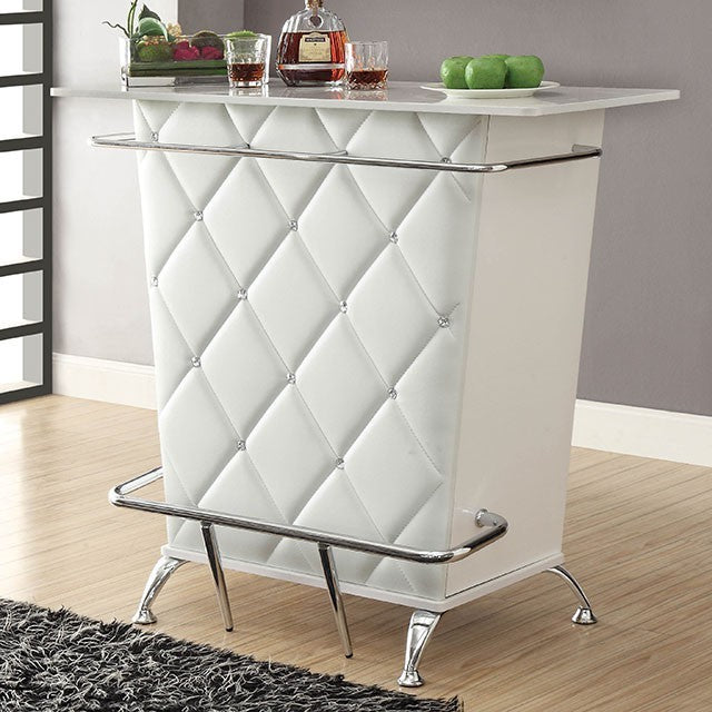 FOA CM-BT6464WH Fuero Glam White Bar Table