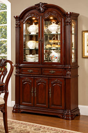 FOA CM3212HB-SET Elana Cherry Hutch & Buffet ( 2 Pieces )