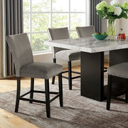 FOA CM3744PT-Table Kian White Marble Counter Height Table Only