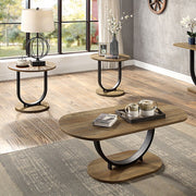 FOA CM4199A-3PK Olbia 3 Piece Occasional Table Set