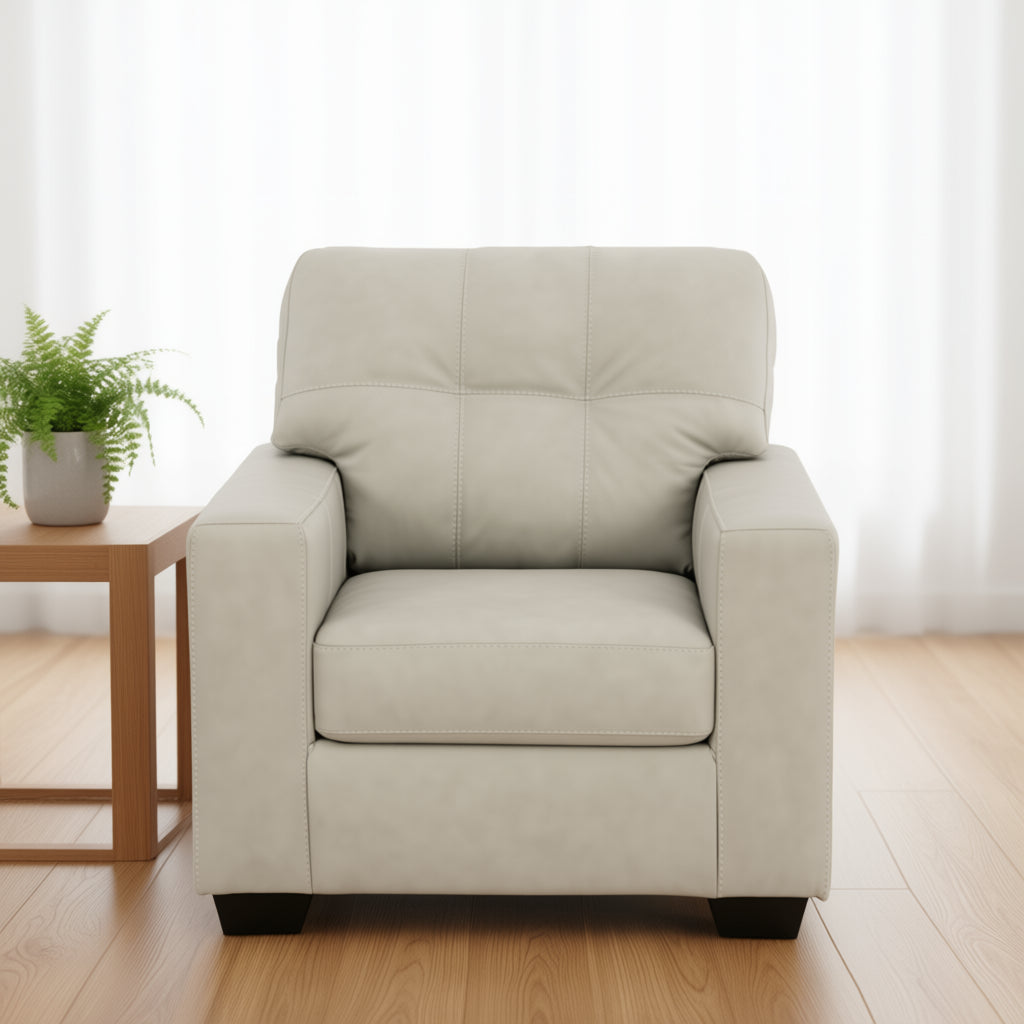 Ashley 2170820 Santorine Bone Leather Accent Chair